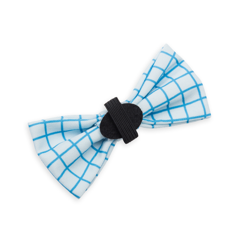 Bow Tie Grid Blue
