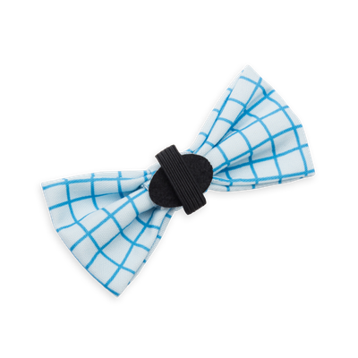 Bow Tie Grid Blue