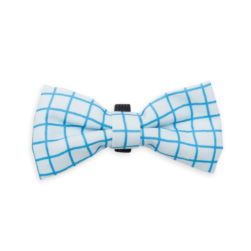 Bow Tie Grid Blue