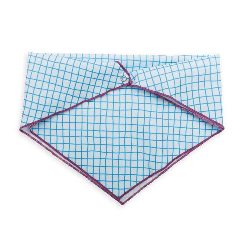Bandana Grid Blue