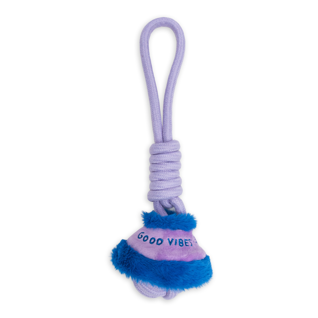 Rope Knot with Good Day Cover Lilac 39cm