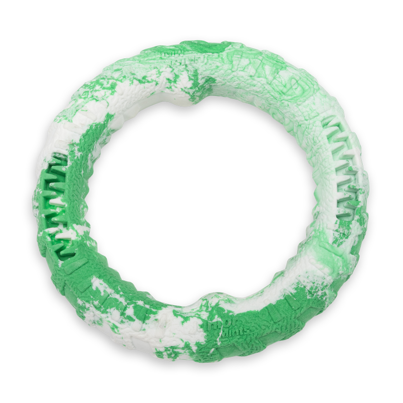 Dog's Life Tuff Foam Tug Ring Green