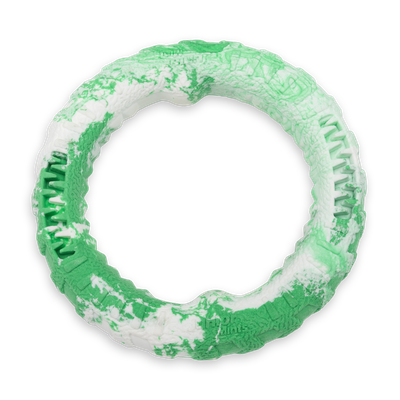 Dog's Life Tuff Foam Tug Ring Green