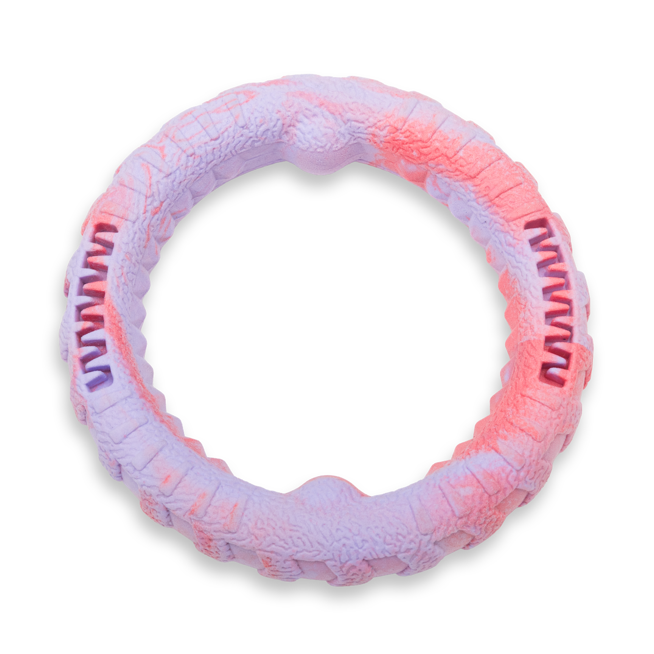 Dog's Life Tuff Foam Tug Ring Jacaranda