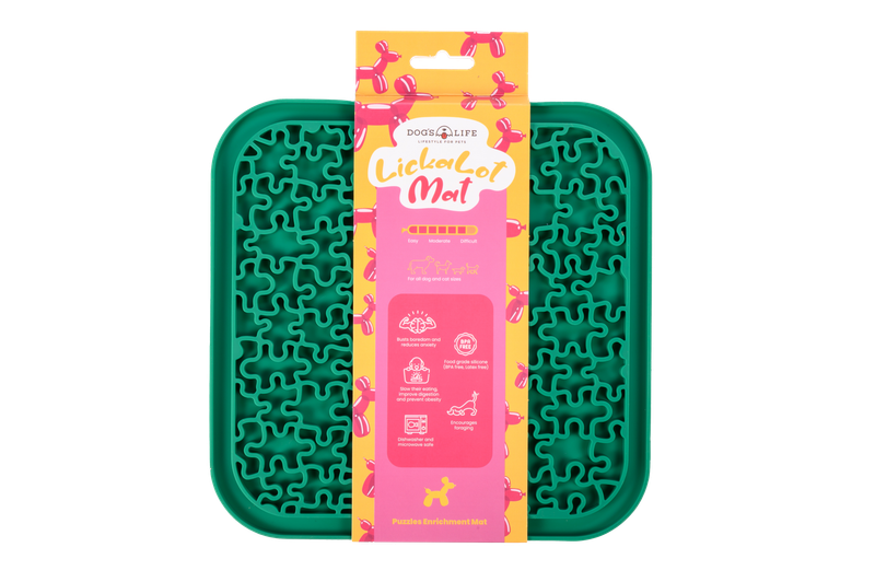 Lickalot Puzzles Enrichment Mat Green
