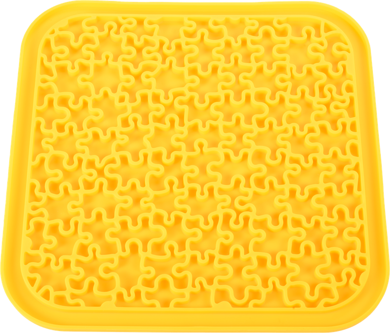 Lickalot Puzzles Enrichment Mat Yellow