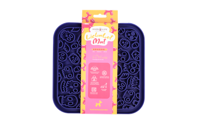 Lickalot Cute Punk Enrichment Mat Navy Lickalot Cute Punk Enrichment Mat Navy