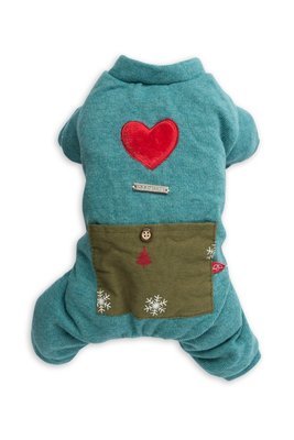 Dog&#39;s Life PJ with Pine Tree Pocket Blue