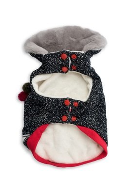 Dog's Life Woolly Cape with Star and Pompom Blue