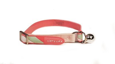 Non Toxic PVC Cat Collar Candy Stripe Pink