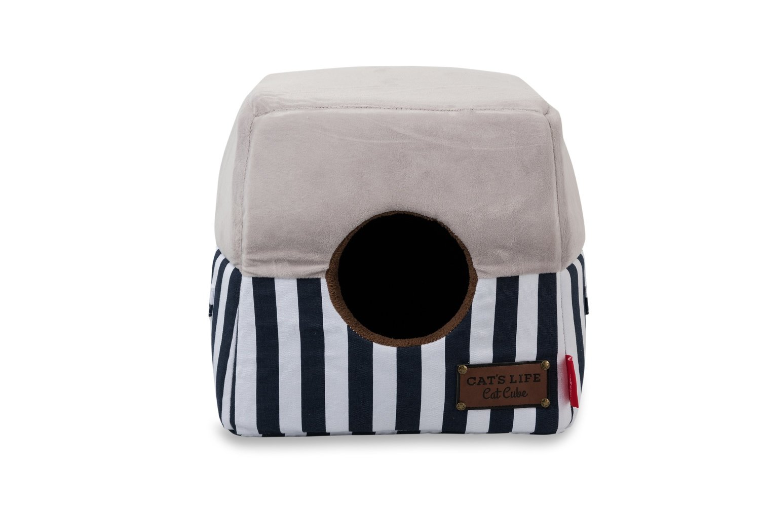 Cat&#39;s Life Cat Cube Stripe Navy