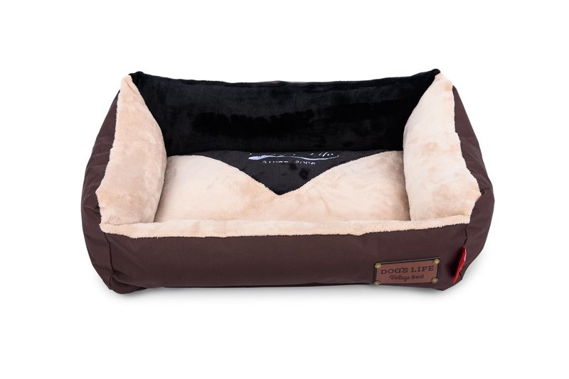 Vintage Lounger Waterproof Winter Bed Brown