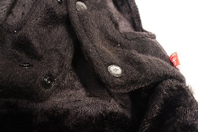 Fluffy Puffle Jacket Black