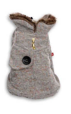 Dog&#39;s Life Winter Shawl Coat Grey