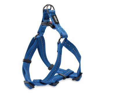 Reflective Supersoft Webbing Step-In Harness Yale Blue