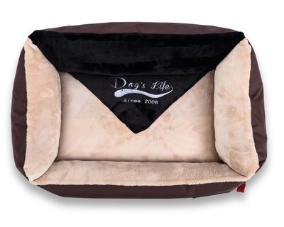 Vintage Lounger Waterproof Winter Bed Brown