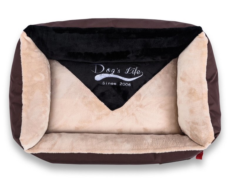 Vintage Lounger Waterproof Winter Bed Brown