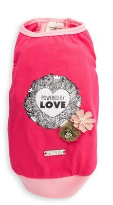 Powered By Love Flowers Summer Tee Pink