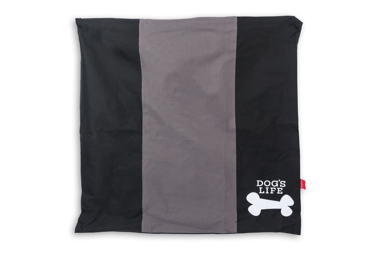 Squarebone Cushion COVER ONLY Black
