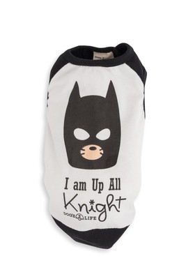 I Am Up All Knight Tee  White