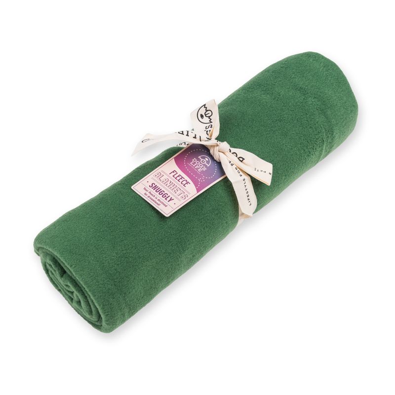 Polar Fleece Blanket Green Polar Fleece Blanket Green