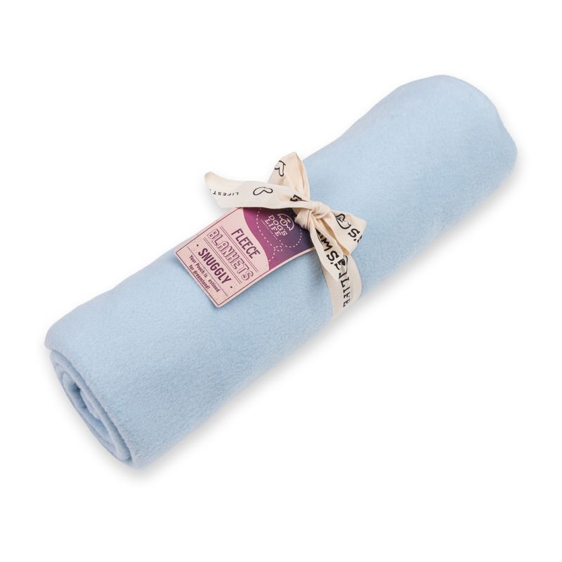 Polar Fleece Blanket Baby Blue Polar Fleece Blanket Baby Blue