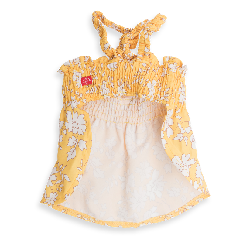 Summer Bow Dress Yellow