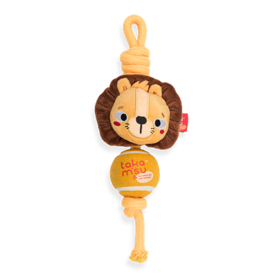 TKM Jungle Rope with Tennis Ball Lion 33cm TKM Jungle Rope with Tennis Ball Lion 33cm