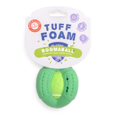 Dog's Life Tuff Foam Booma Ball Green