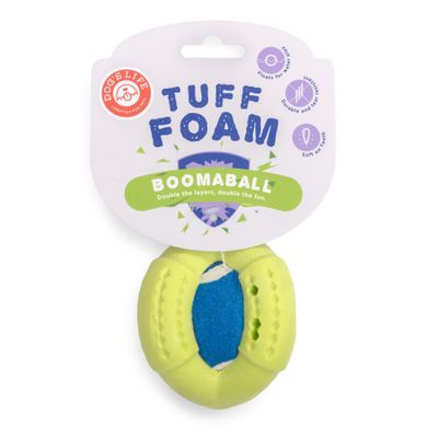 Dog's Life Tuff Foam Booma Ball Lime