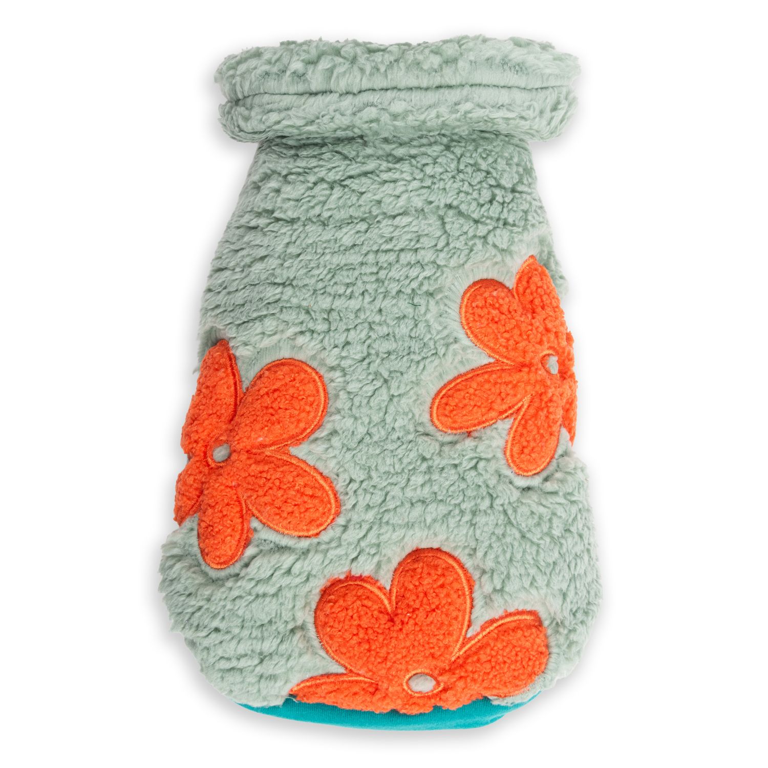 Daisy Fluffy Sherpa Cape Sage