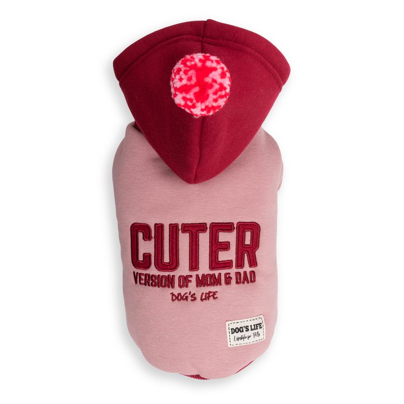 Cuter Than Winter Hoodie Pink