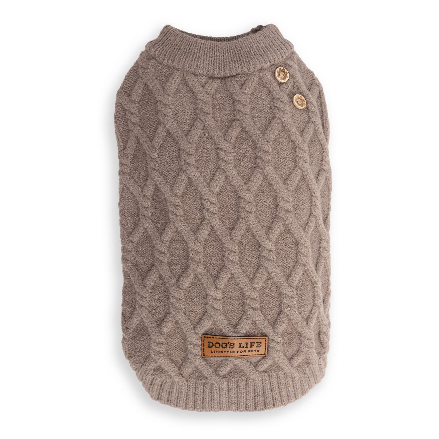 Cableknit Winter Jumper Khaki