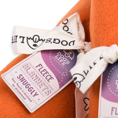 Polar Fleece Blanket Orange