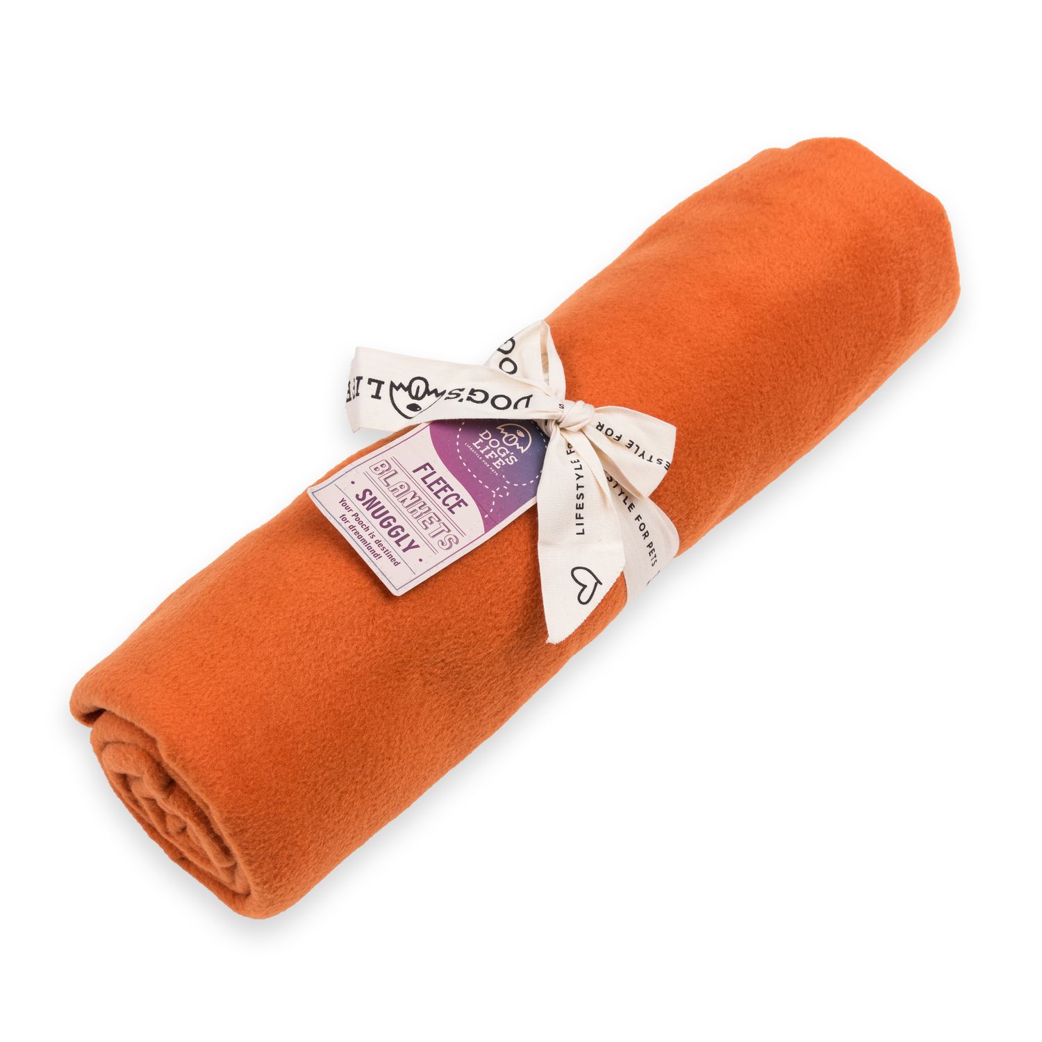 Polar Fleece Blanket Orange