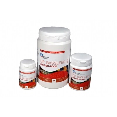 DR. BASSLEER BIOFISH FOOD Garlic/Knoblauch L 60 Gramm Hochwertiges Alleinfutter