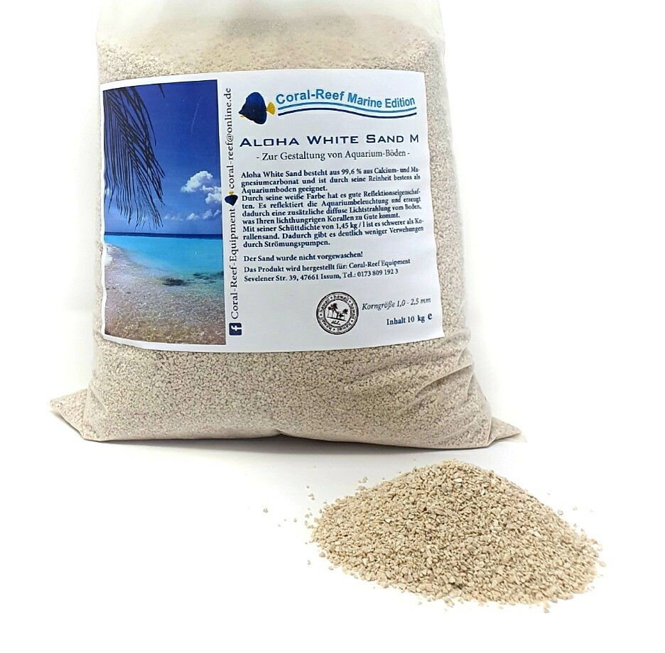 Aloha White Sand Größe M  1,0 - 2,5 mm 10 Kg