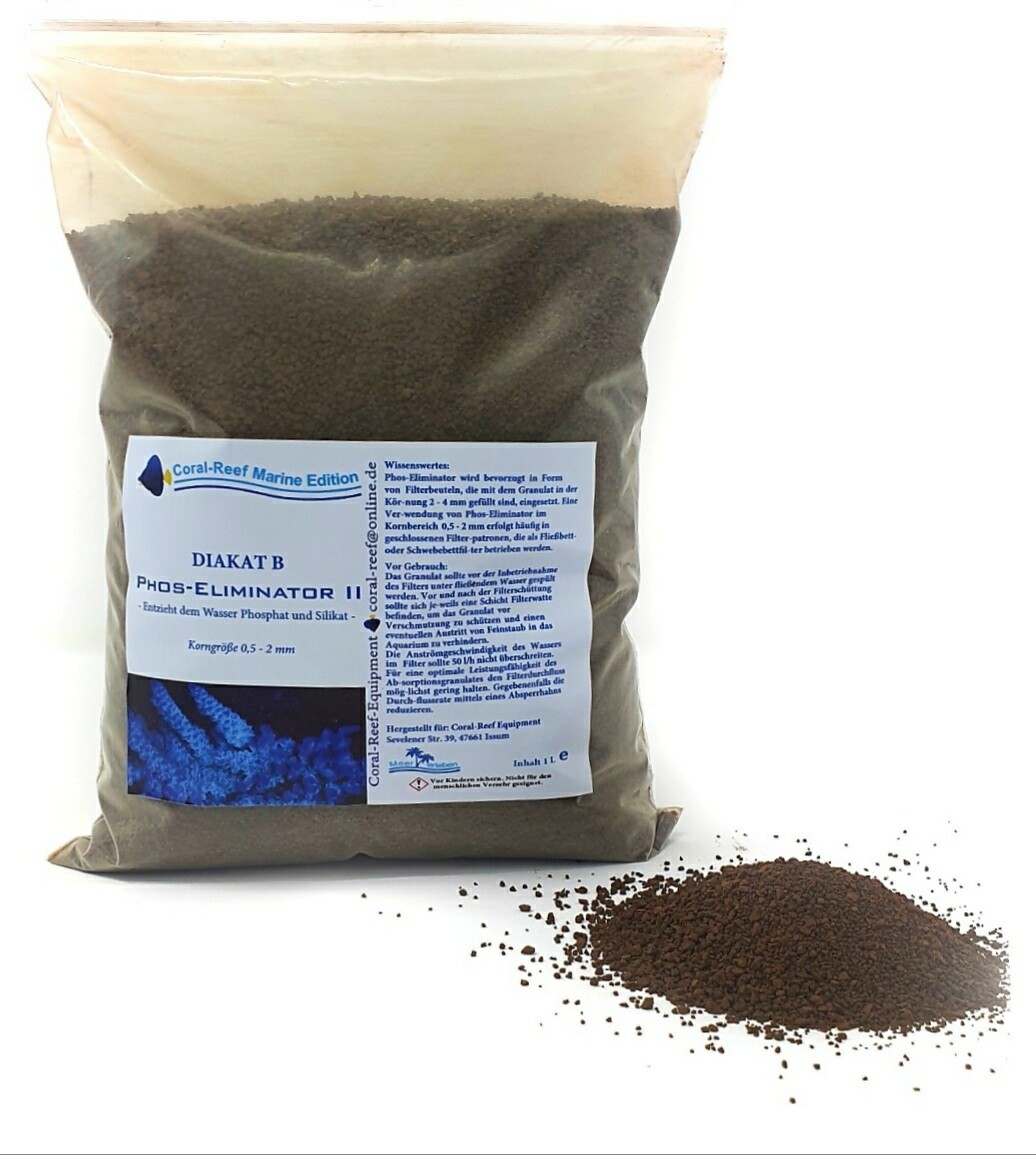 DIAKAT B Phosphat Eliminator II 0,5,-2,0 mm 1000 ml im Beutel