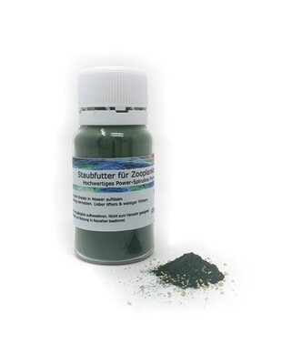 Staubfutter für Zooplankton - perfekt zur Zucht Power Spirulina Pulver