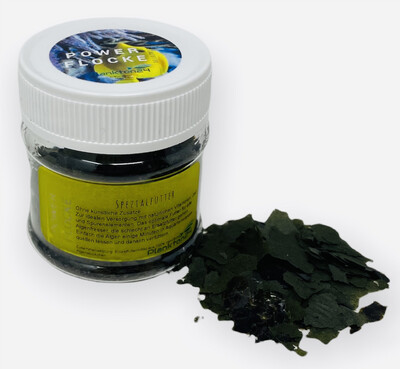 Plankton24 POWER FLOCKE- Spezialfutter 50ml - 100% natürliche Algenstückchen
