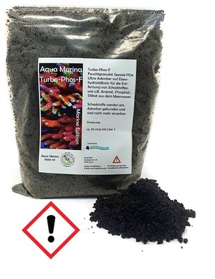 Aqua Marina Turbo-Phos-F ist ein Feuchtabsorber für Phosphat-Silikat 1000ml