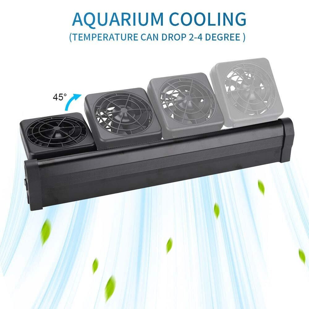 AP- Power Lüfter 2 fach / Power Fan - Zur Kühlung der Wassertemperatur von Aquarien
