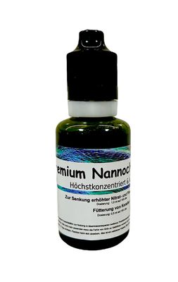 Nannochloropsis salina Konzentrat (lebende Zellen) zur Senkung von Nitrat und Phosphat ( 20ml) -> 3 Liter normal oder 20 Liter Zucht
