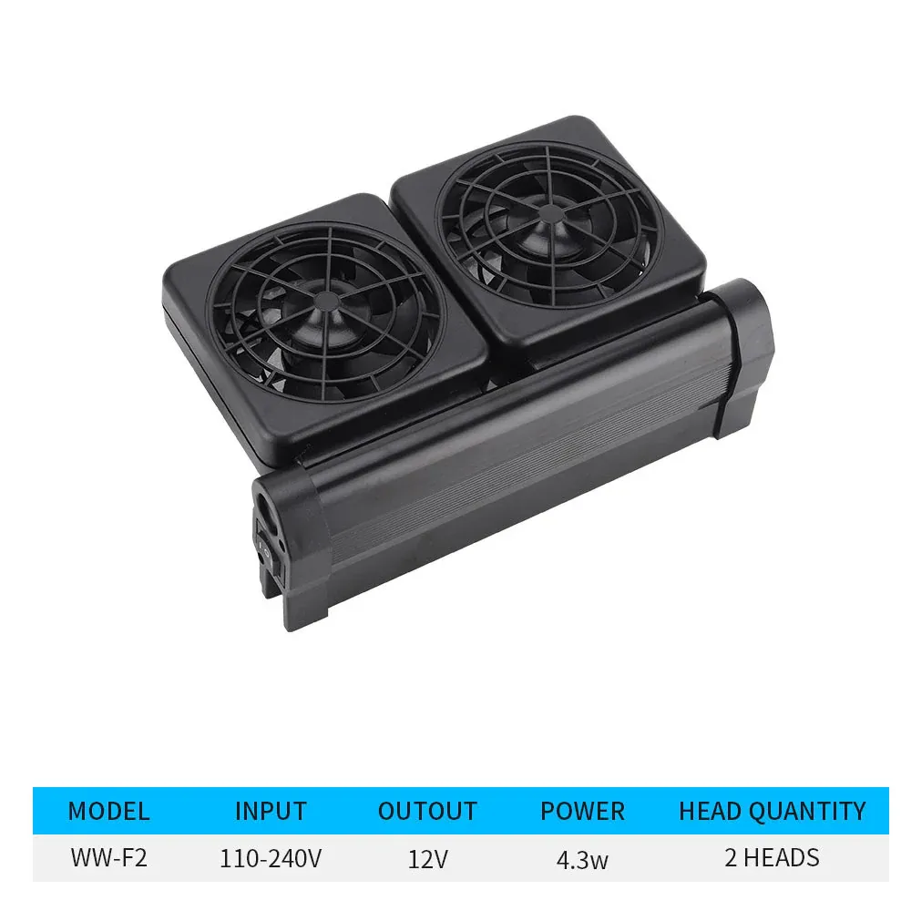 AP- Power Lüfter 2 fach / Power Fan - Zur Kühlung der Wassertemperatur von Aquarien