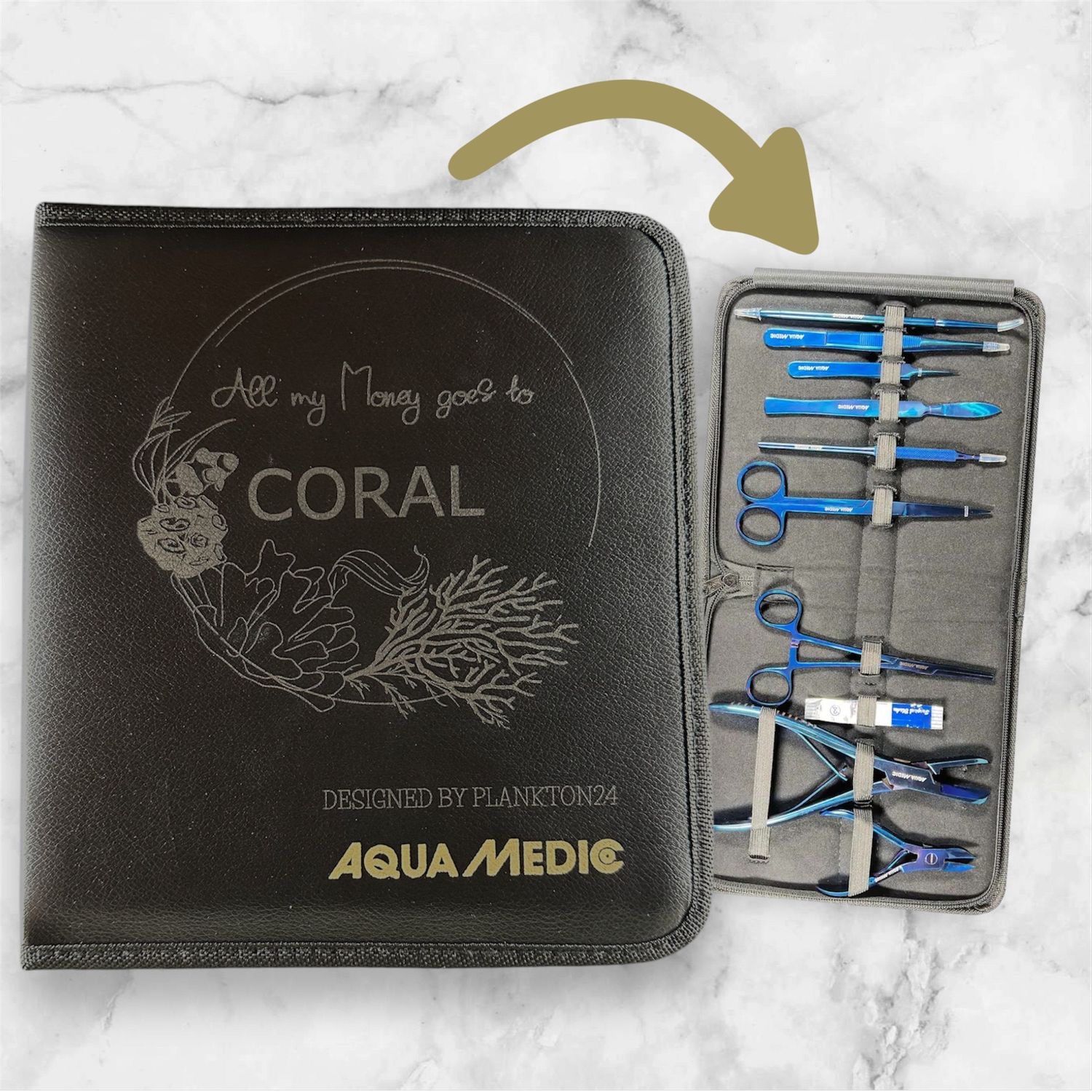 Personalisiertes Aqua Medic coral frag set / Eigener Text
