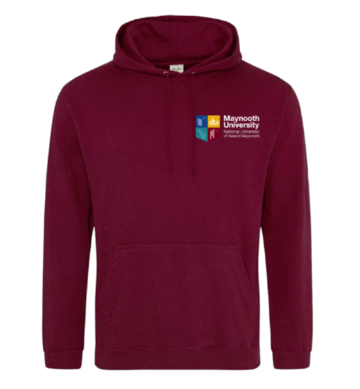 Crested Burgundy hoodie