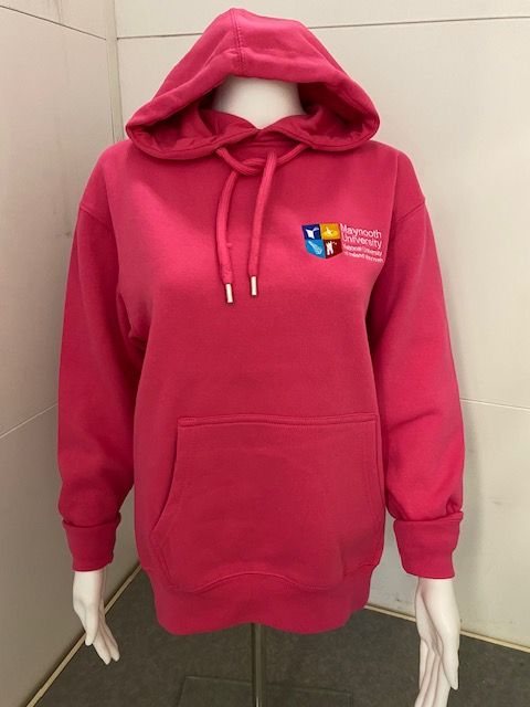 Crested Bright pink hoodie