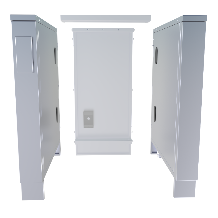 4&quot; Combo Left &amp; Right Appliance Partition Panels Package - SCC4SPEL &amp; SCC4SPER