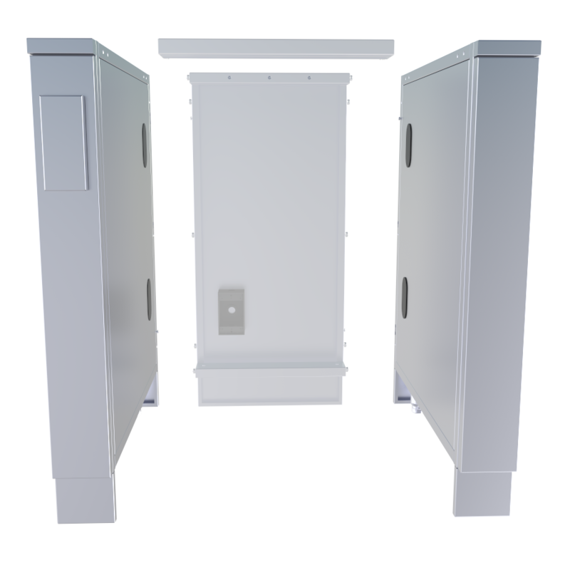 4&quot; Combo Left &amp; Right Appliance Partition Panels Package - SCC4SPEL &amp; SCC4SPER