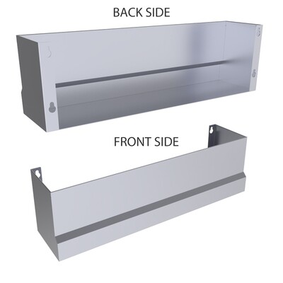 Heavy-Duty Speed Rail Pocket Shelf - Item No:  SCC30KB-SPRAIL